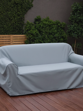 Custom Outdoor 3-Seater Sofa Slipcover