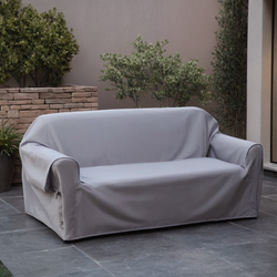 Custom Outdoor 3-Seater Sofa Slipcover