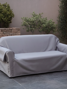 Custom Outdoor 3-Seater Sofa Slipcover