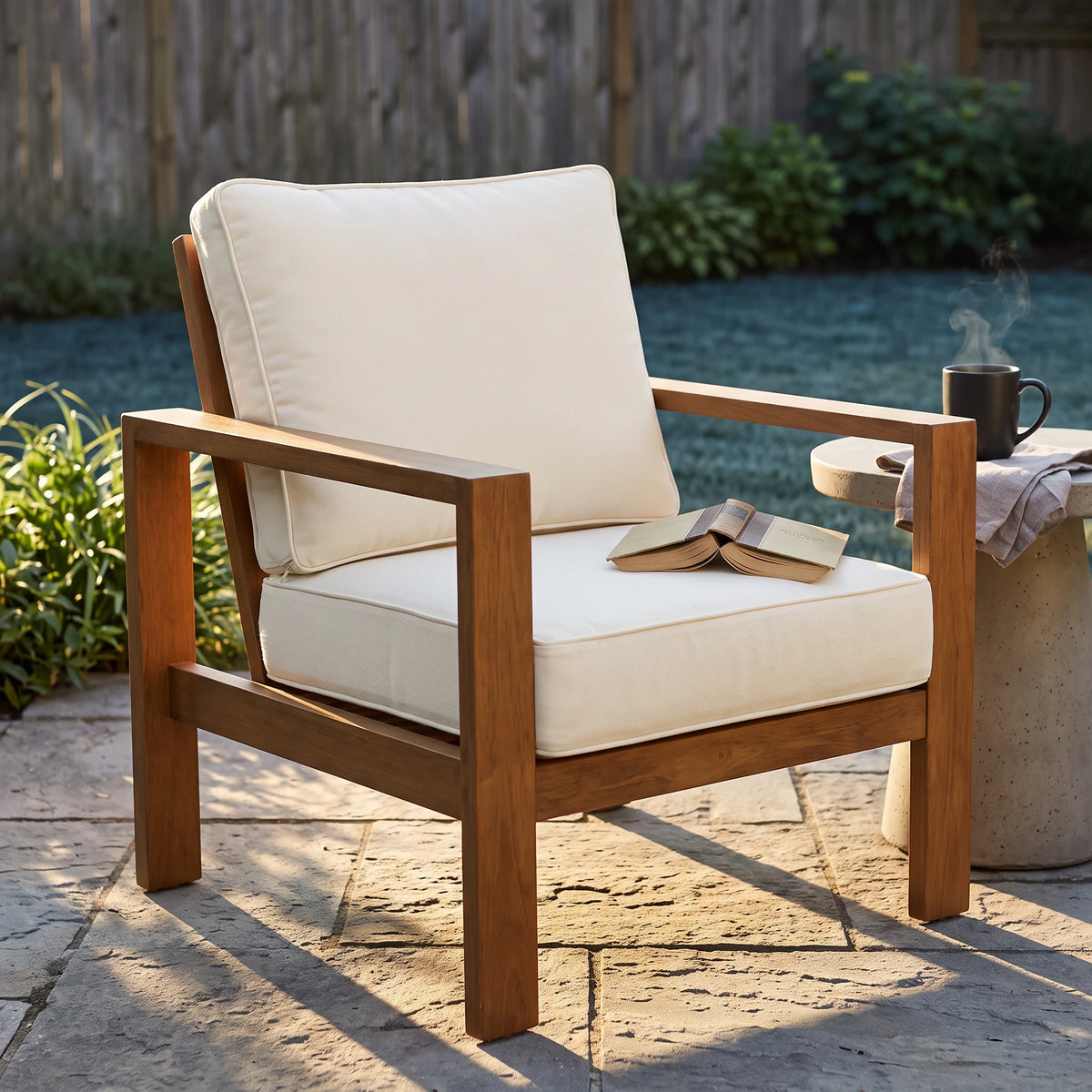 Custom Outdoor Chair Cushions (Seat and Back)