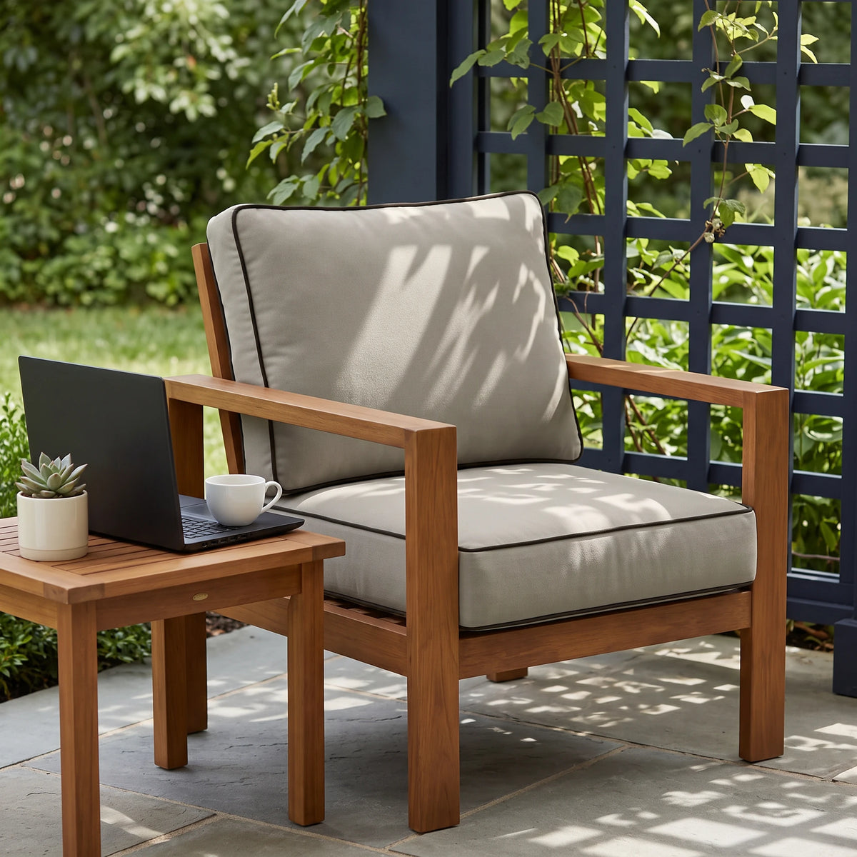 Custom Outdoor Chair Cushions (Seat and Back)