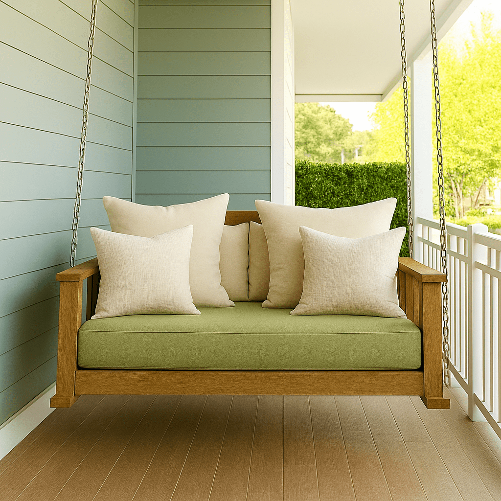 Custom Porch and Outdoor Swing Cushions | ZIPCushions