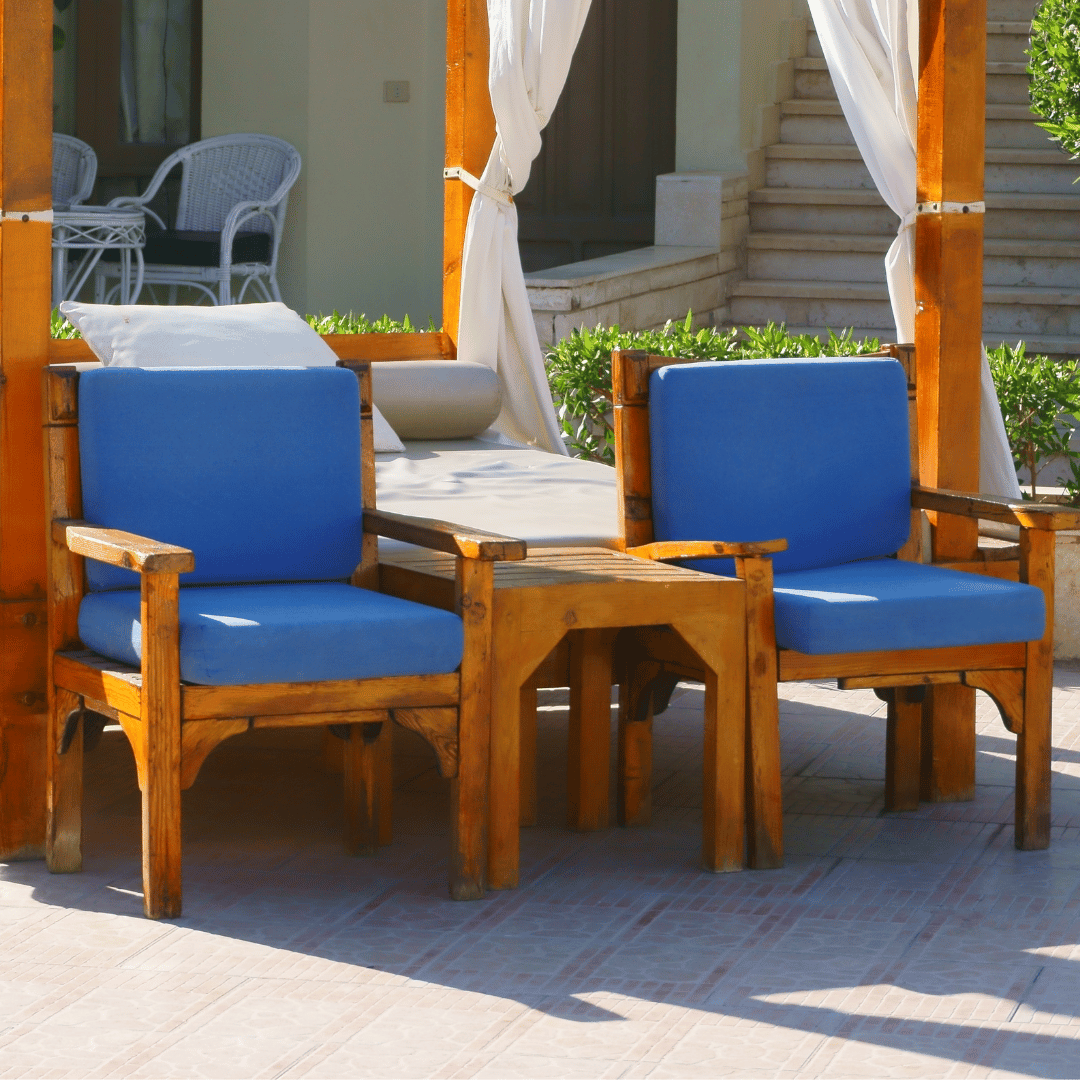 Square Custom Cushions for Outdoor Furniture