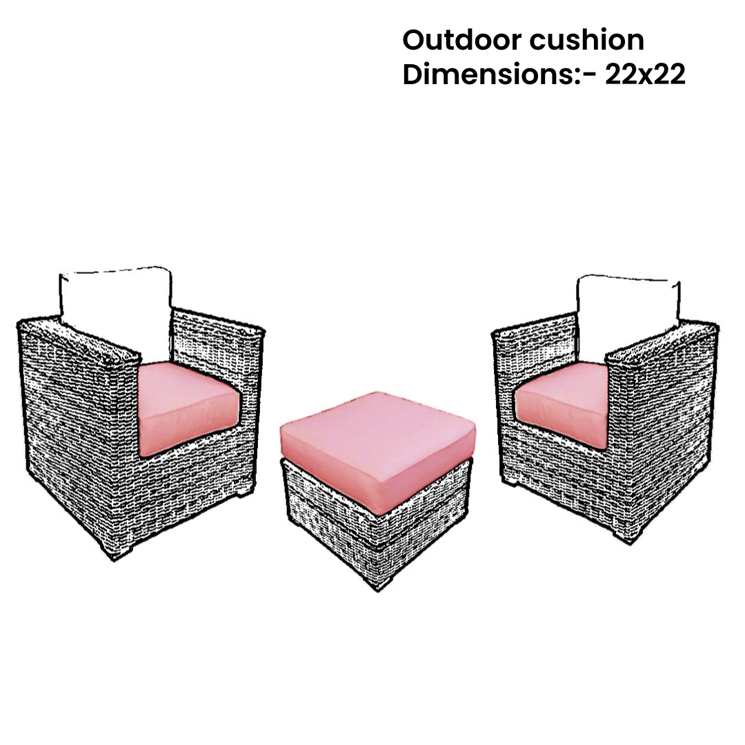 22 x 22 outdoor cushions