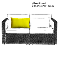 12x46 Pillow Insert