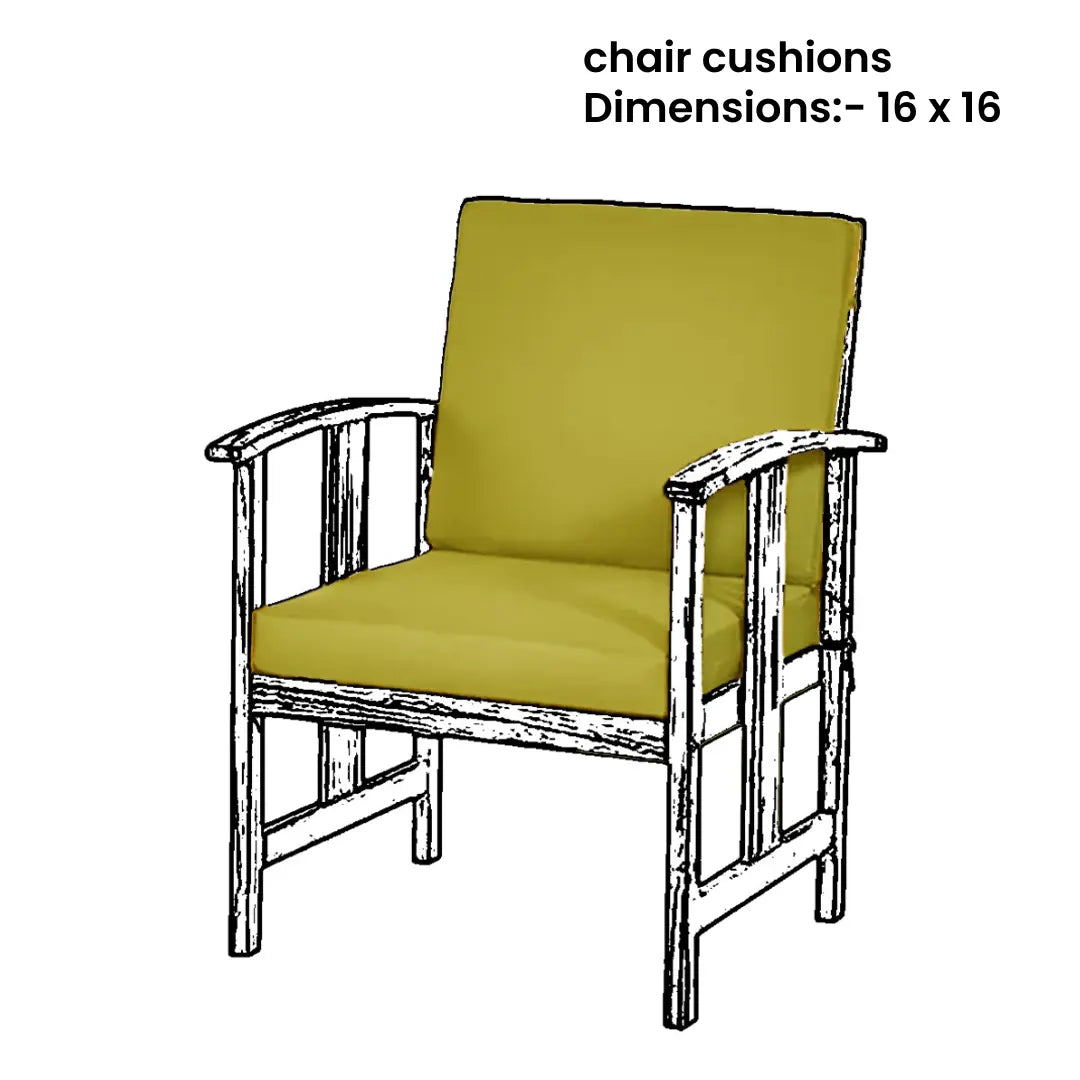 16 x 16 Chair Cushions |  ZIPCushions