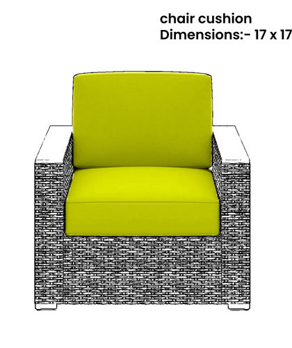 17x17 chair cushions
