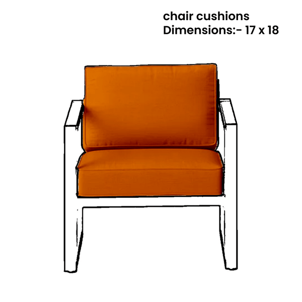 17 x 18 chair cushions ZIPCushions