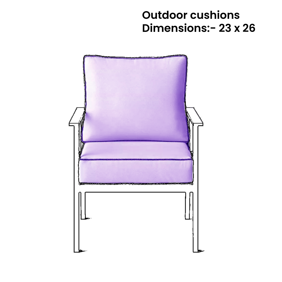 Patio cushions 26 online x 26