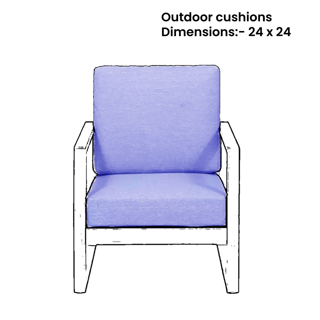 Outdoor furniture cushions online 24x24