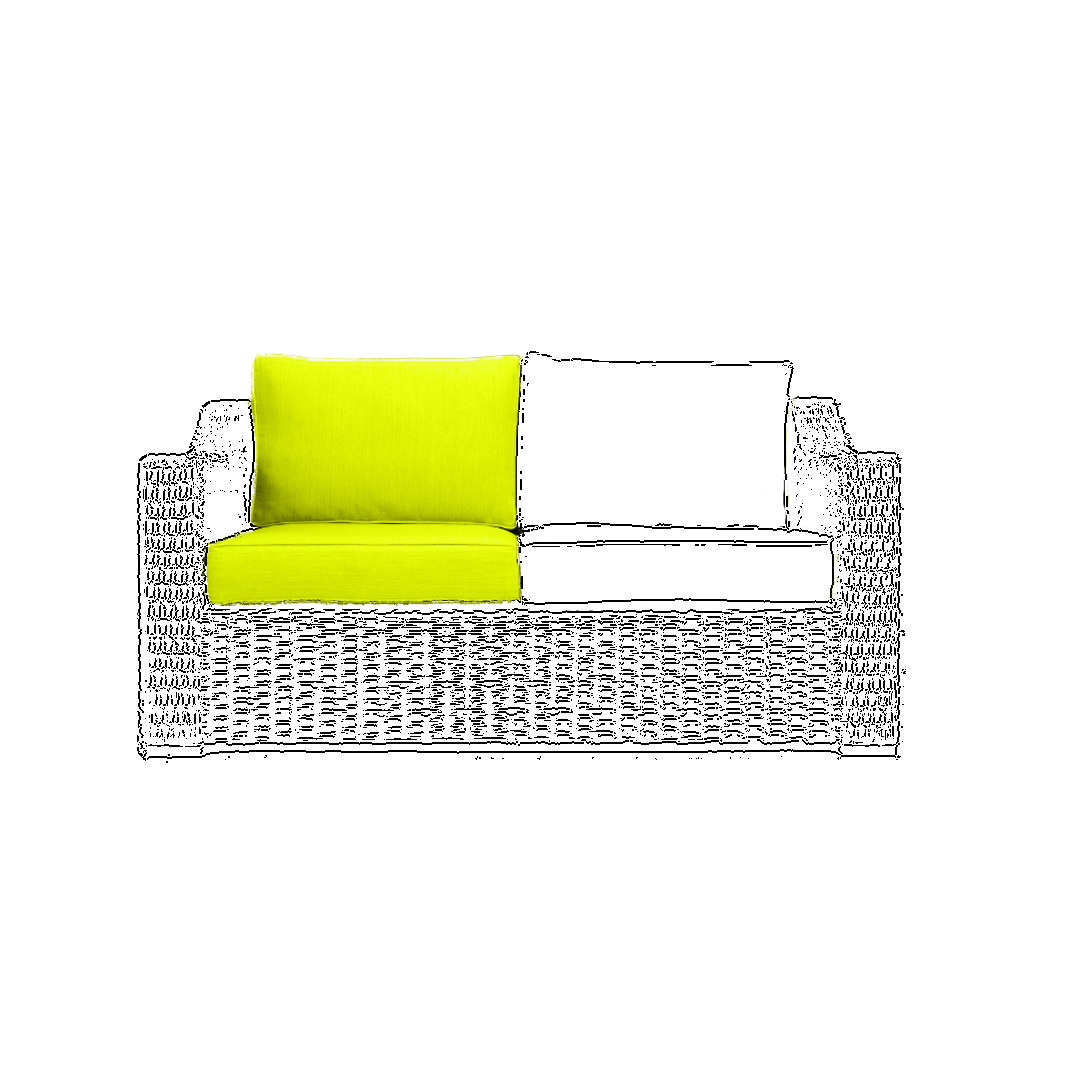 Custom outdoor sofa sales cushions