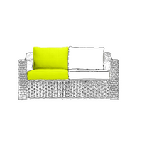 Sunbrella® Outdoor Sofa / Couch Custom Cushions