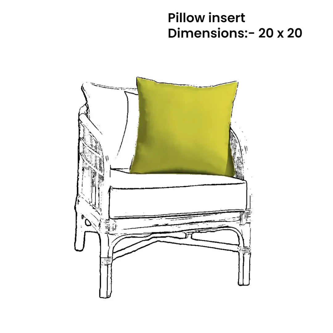 20 x 20 Down Pillow Insert | ZIPCushions