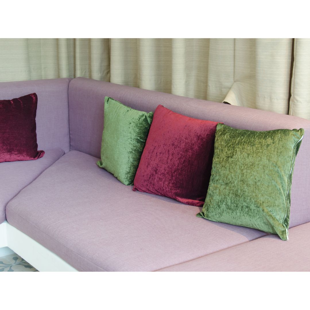 25 Iris Purple Sunbrella Deep Seating Pillow & Sofa Chair Cushion
