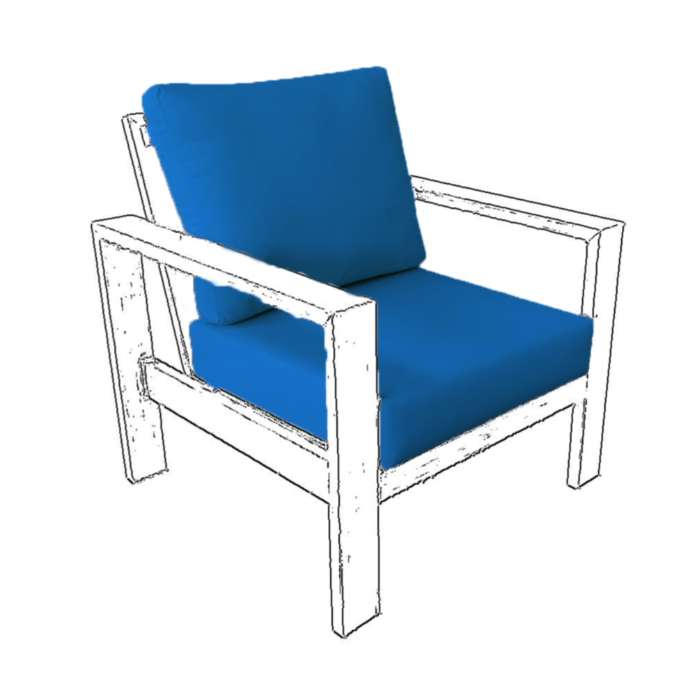Custom Dining Room Chair Cushions (Seat)