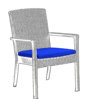 Sunbrella® Outdoor Dining Chair Pads