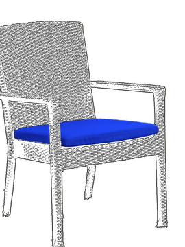 Sunbrella® Outdoor Dining Chair Pads