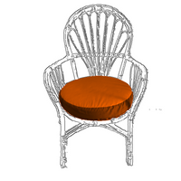 Custom Round Chair/Stool Seat Cushions