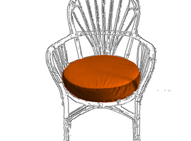 Custom Round Chair/Stool Seat Cushions