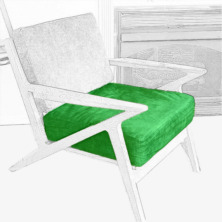 Patio chair seat cushion/ Chair pad