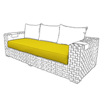 Sunbrella® Custom Couch Seat Cushions